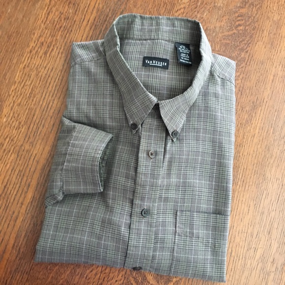 Van Heusen Other - 💙 Van Heusen | Plaid Casual Dress Shirt